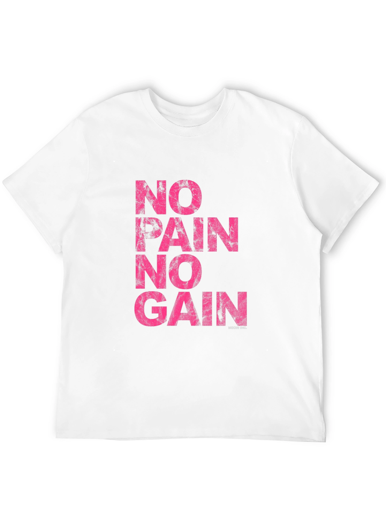 No Pain No Gain Graphic Tee - Black