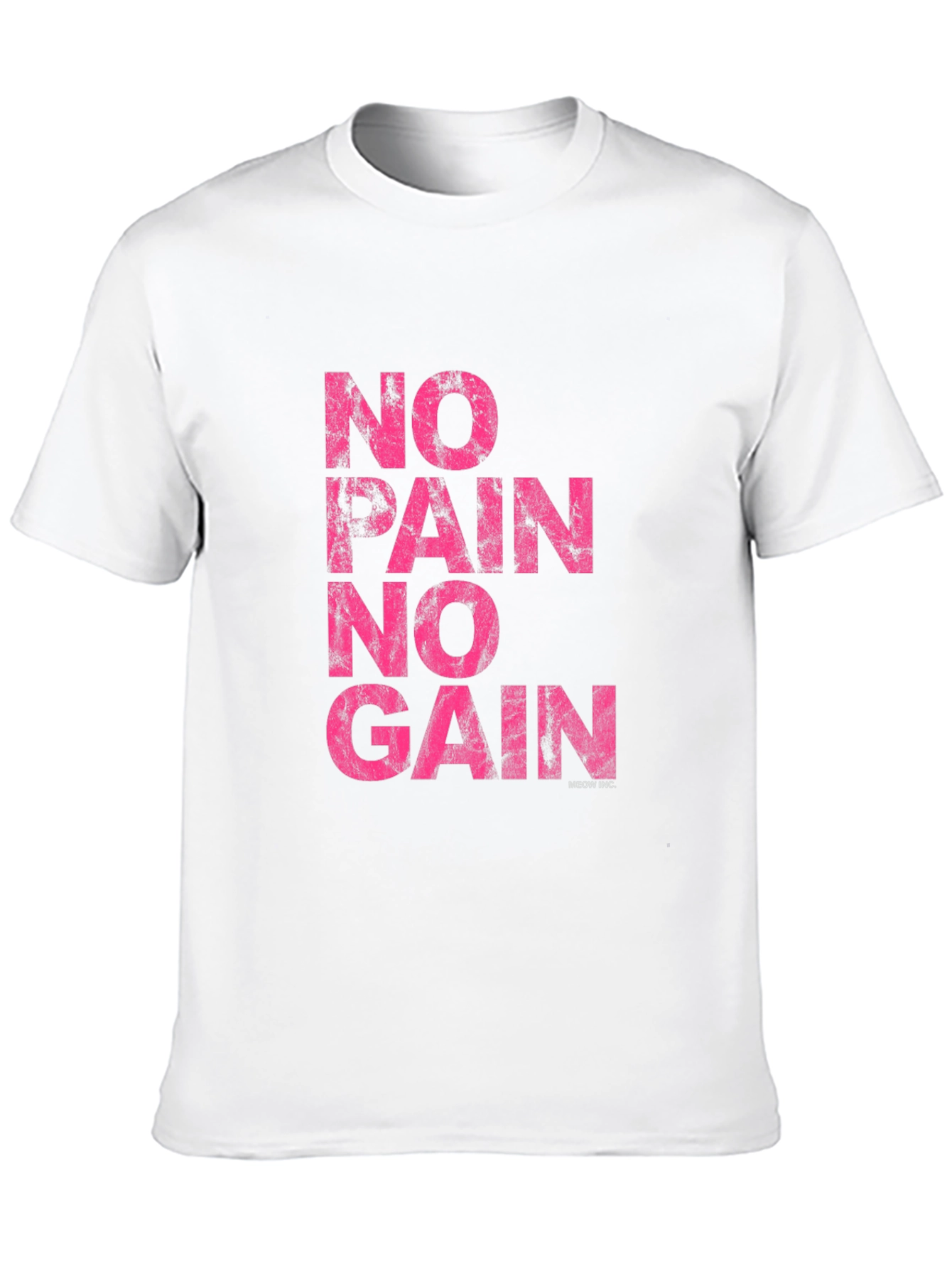 No Pain No Gain Graphic Tee - Black