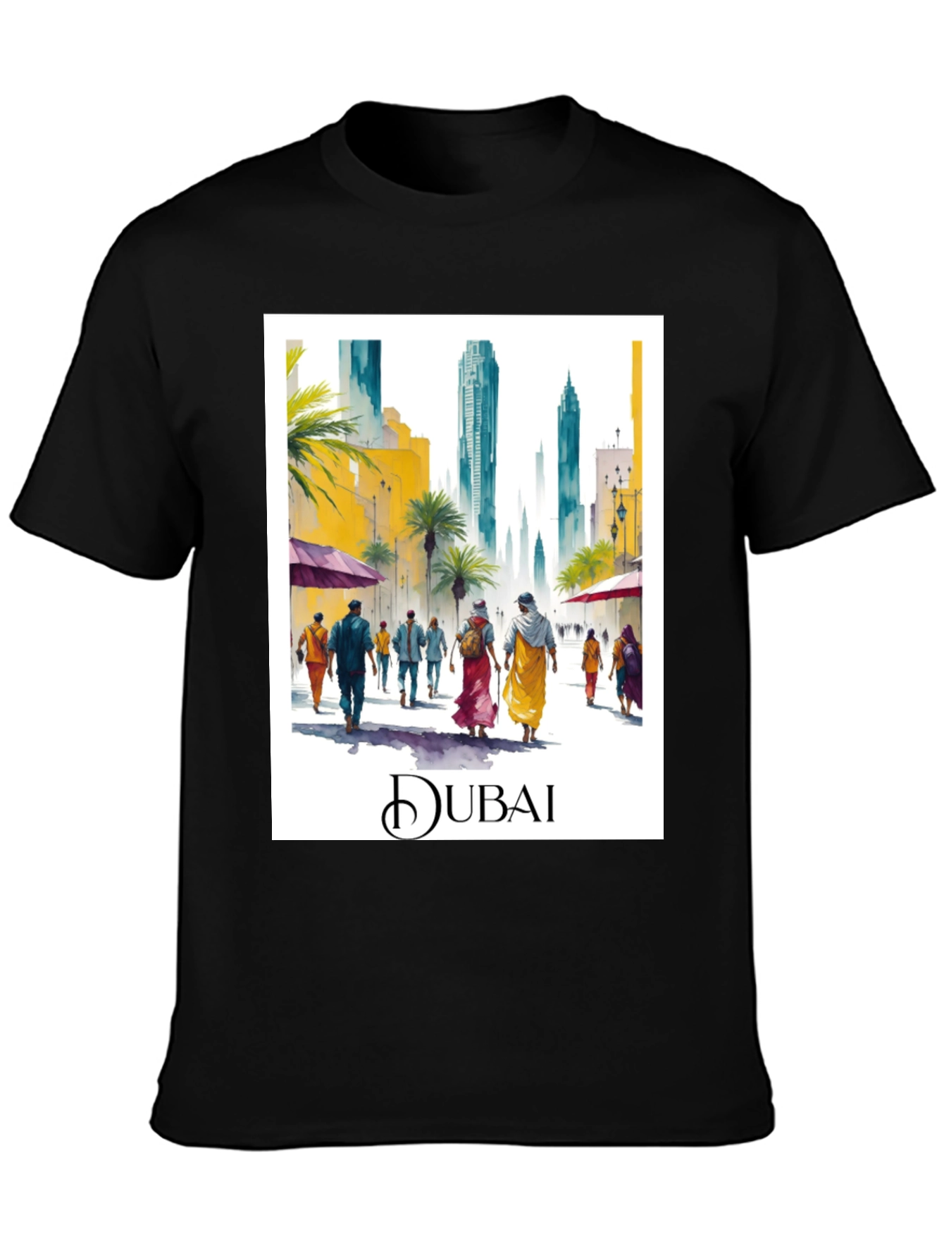 Dubai Watercolor T-Shirt