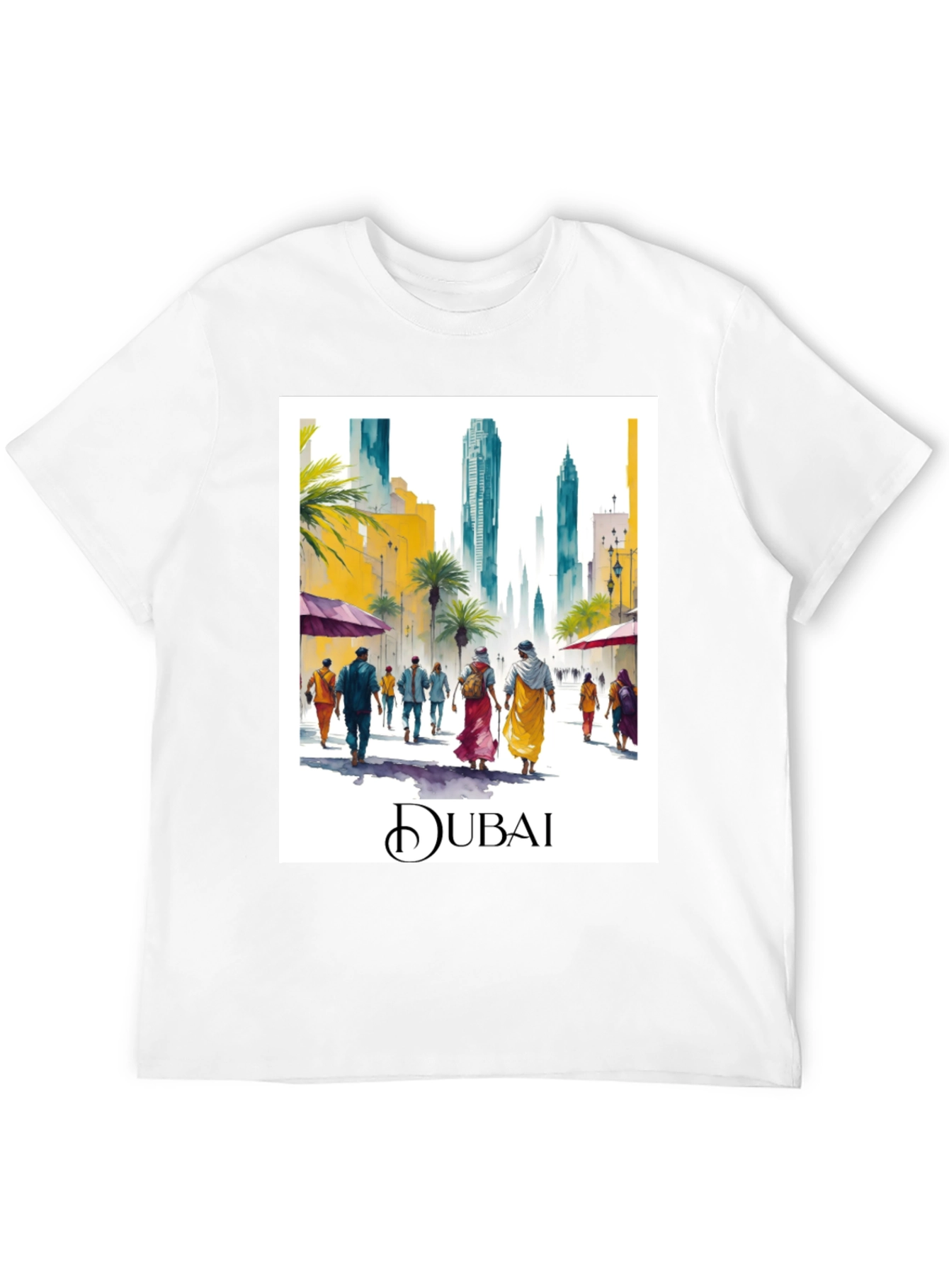 Dubai Watercolor T-Shirt