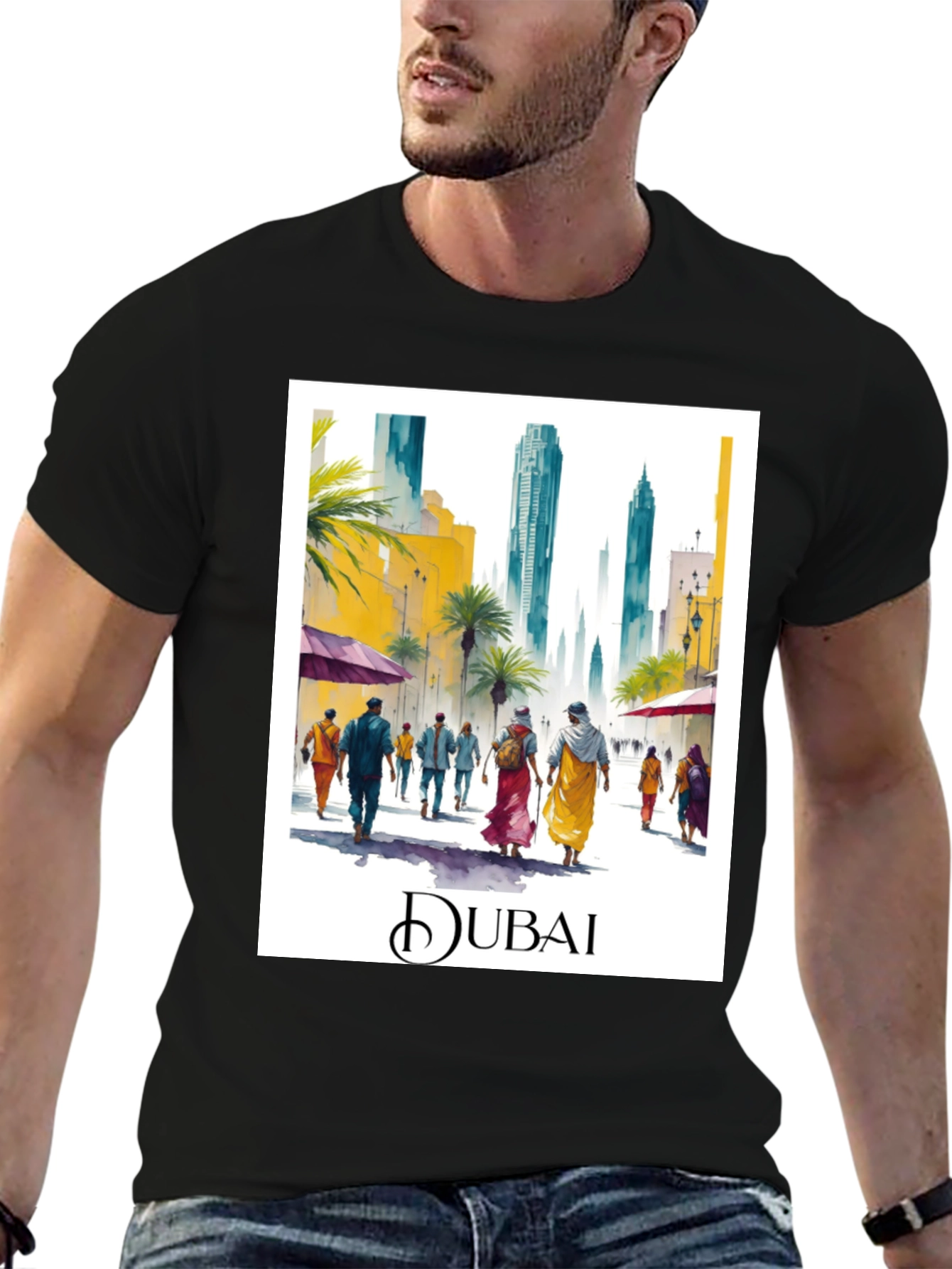 Dubai Watercolor T-Shirt