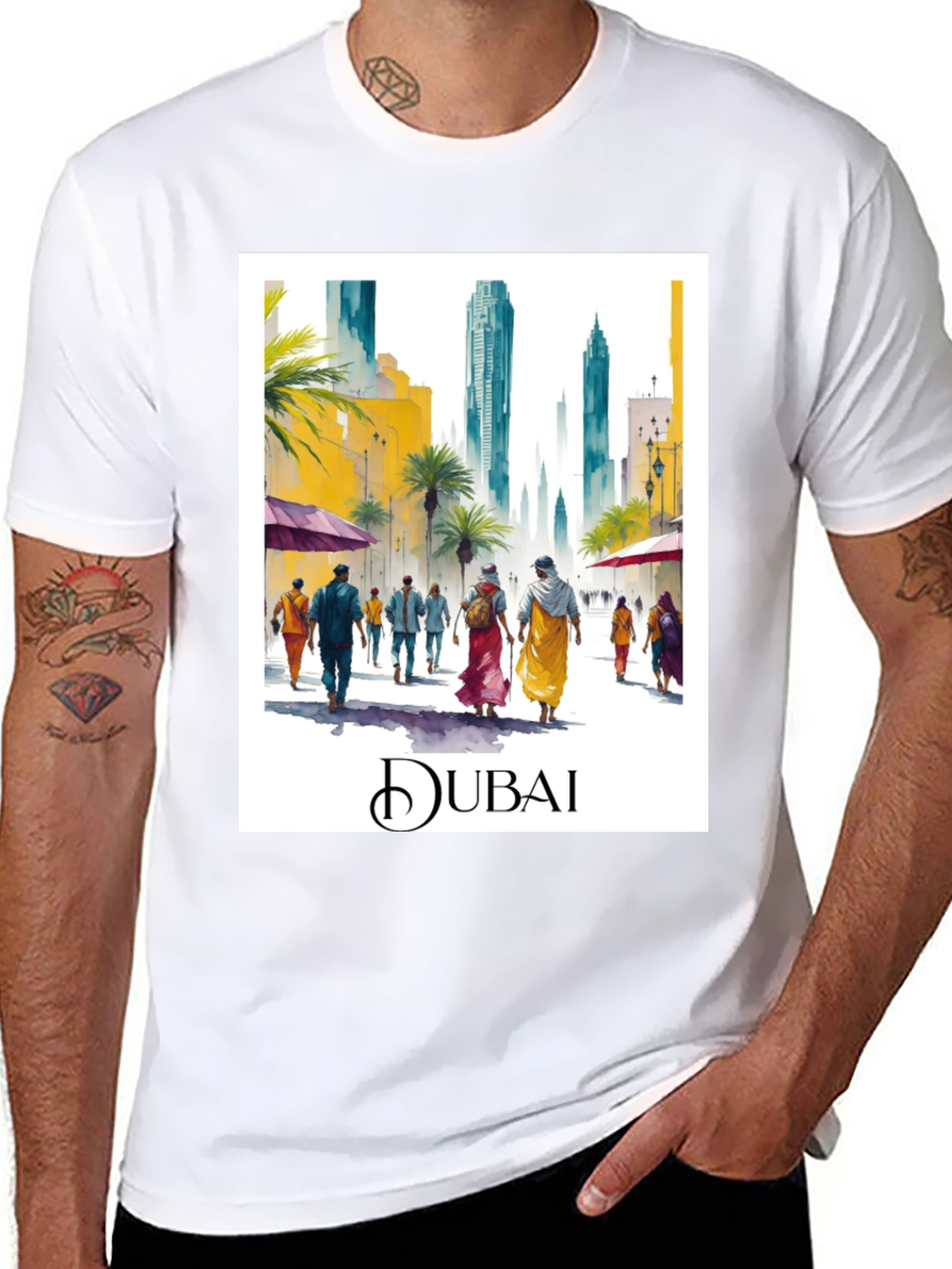 Dubai Watercolor T-Shirt