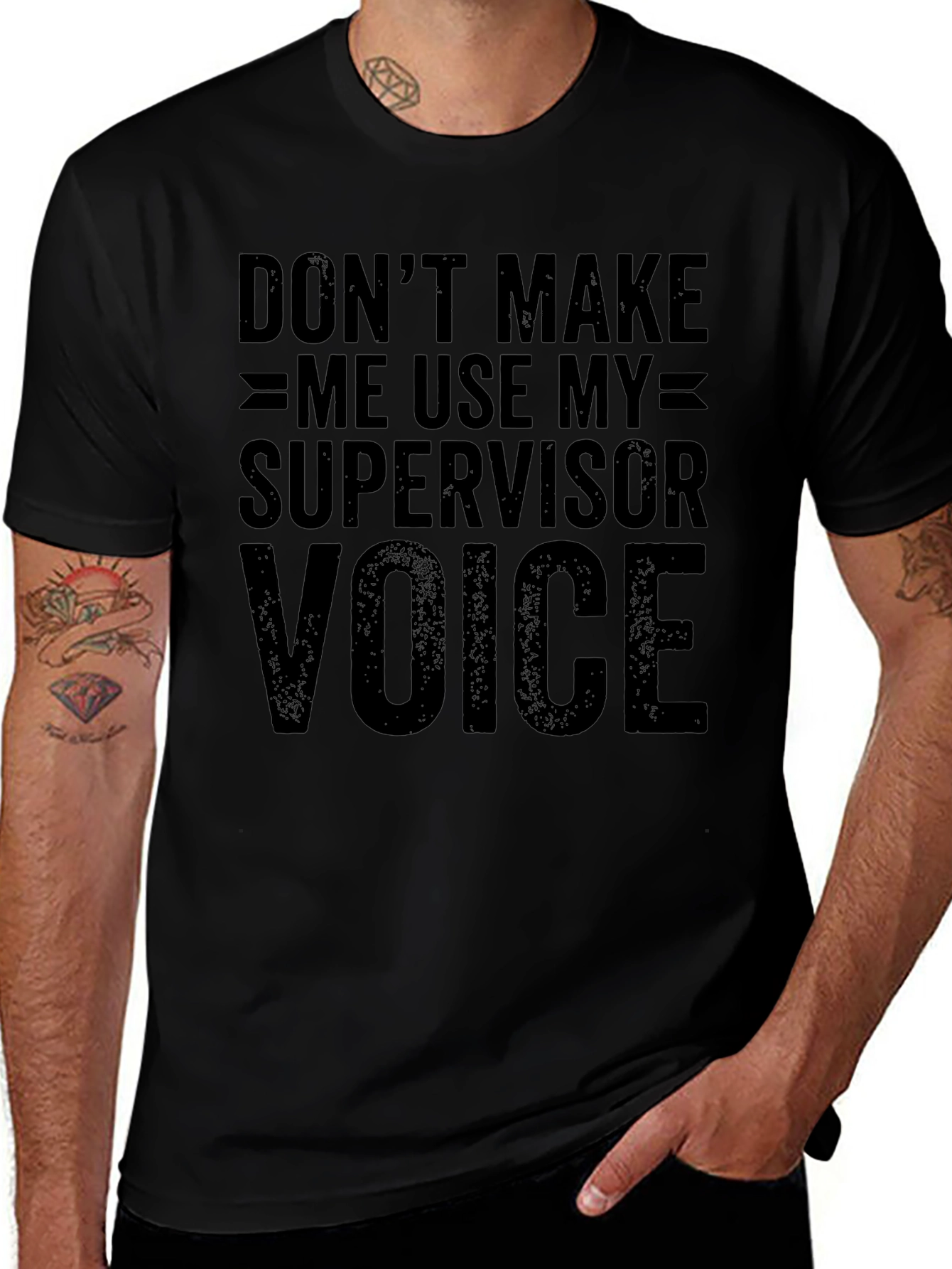 Supervisor Voice T-Shirt - Funny Warning Tee