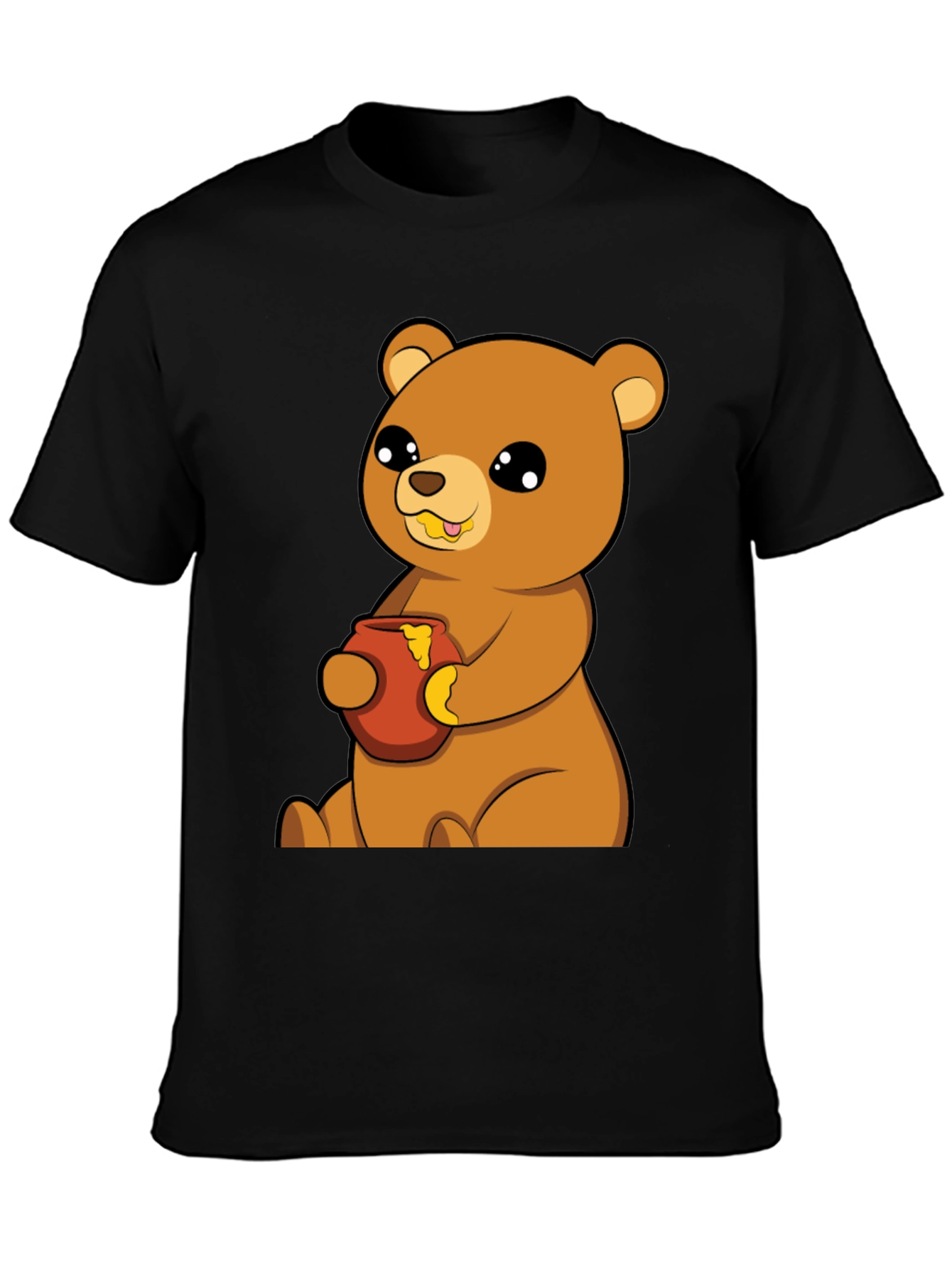 Cute Bear Honey Pot T-Shirt - Unisex Cotton Tee