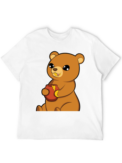 Cute Bear Honey Pot T-Shirt - Unisex Cotton Tee