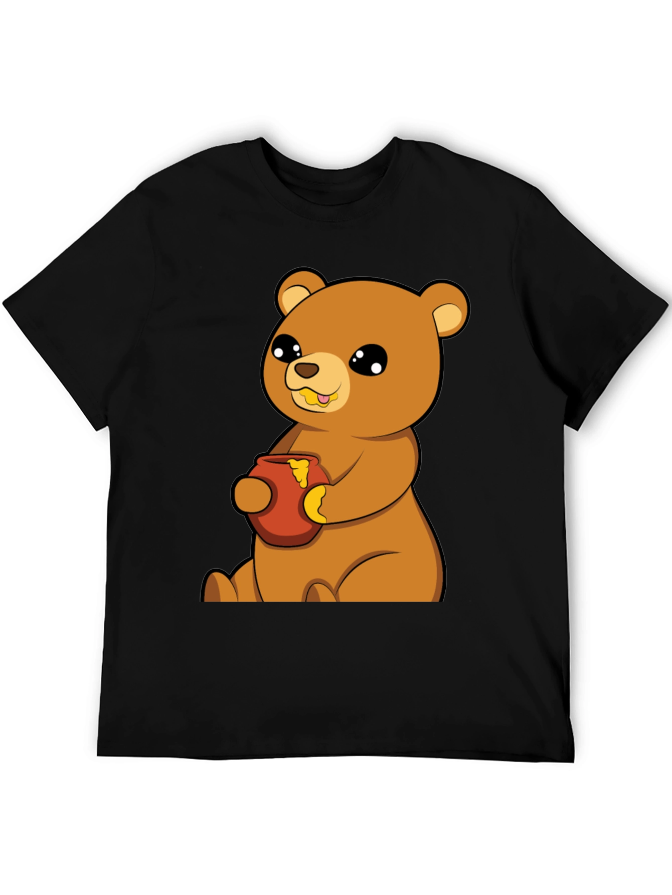 Cute Bear Honey Pot T-Shirt - Unisex Cotton Tee