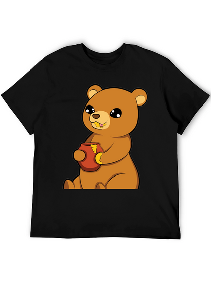 Cute Bear Honey Pot T-Shirt - Unisex Cotton Tee