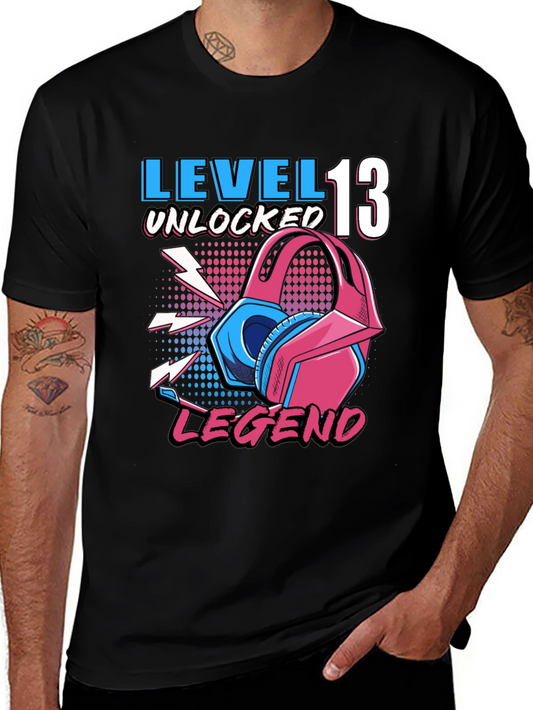 Level 13 Unlocked Legend Gamer T-Shirt