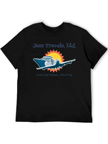 Jazz Travels Tee: Cruise & Fly Adventure