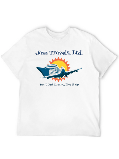 Jazz Travels Tee: Cruise & Fly Adventure