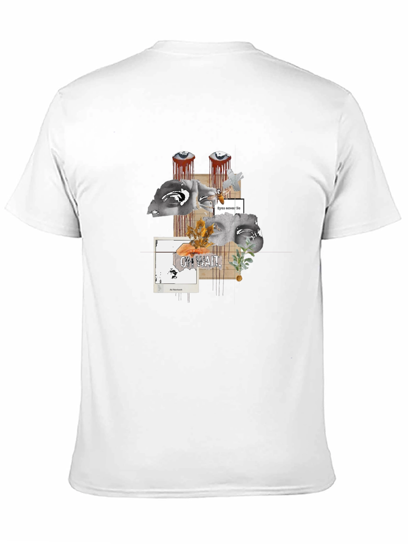Artistic Graphic Print Black T-Shirt