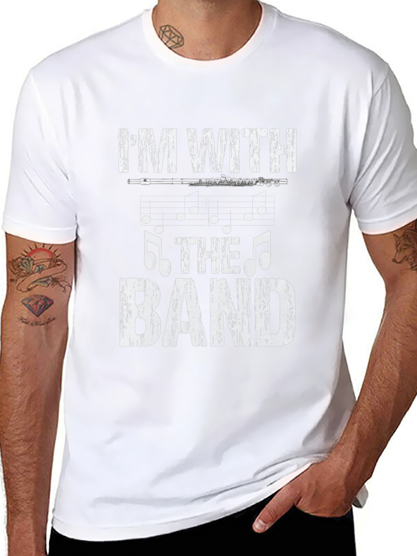 Im With The Band Black Graphic T-Shirt