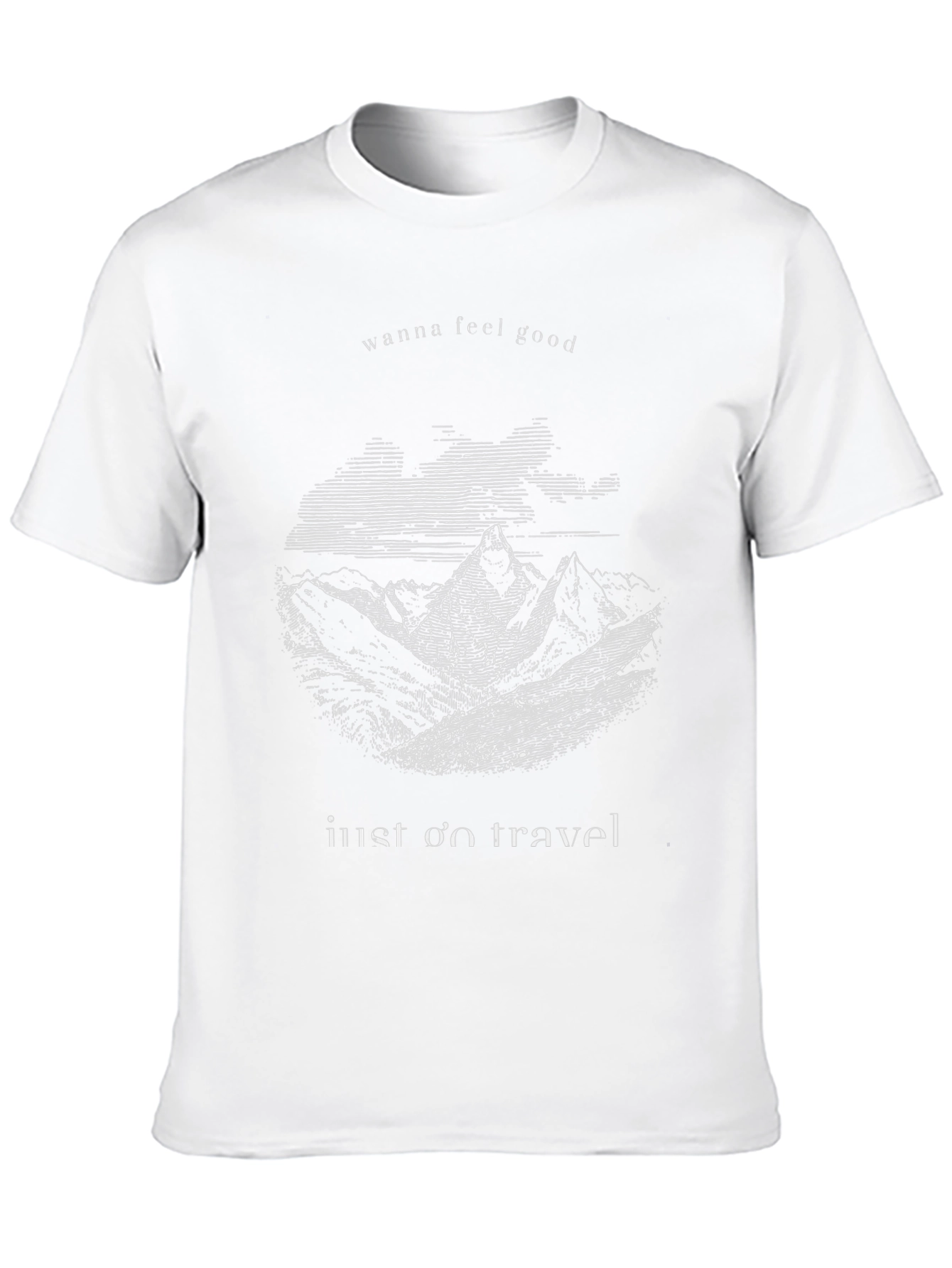 Mountain Graphic T-Shirt - Wanna Feel Good & Travel