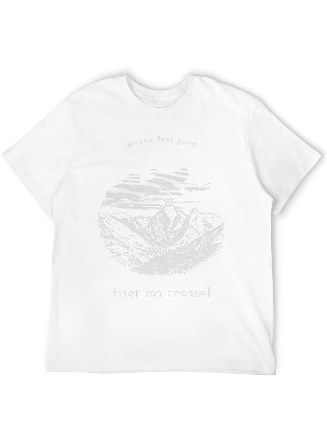 Mountain Graphic T-Shirt - Wanna Feel Good & Travel