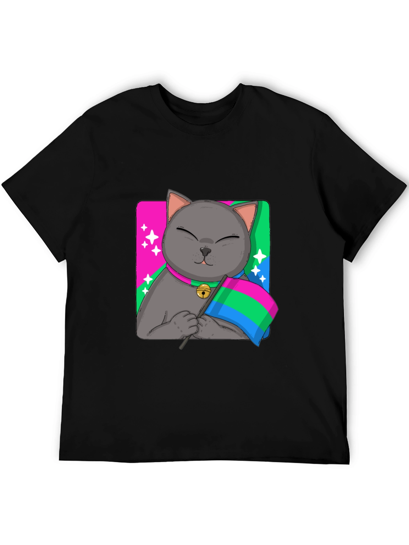 Pans Cat Pride T-Shirt - Unisex Softstyle Tee