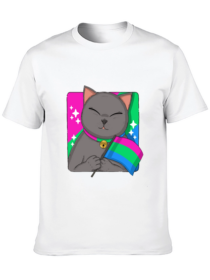 Pans Cat Pride T-Shirt - Unisex Softstyle Tee