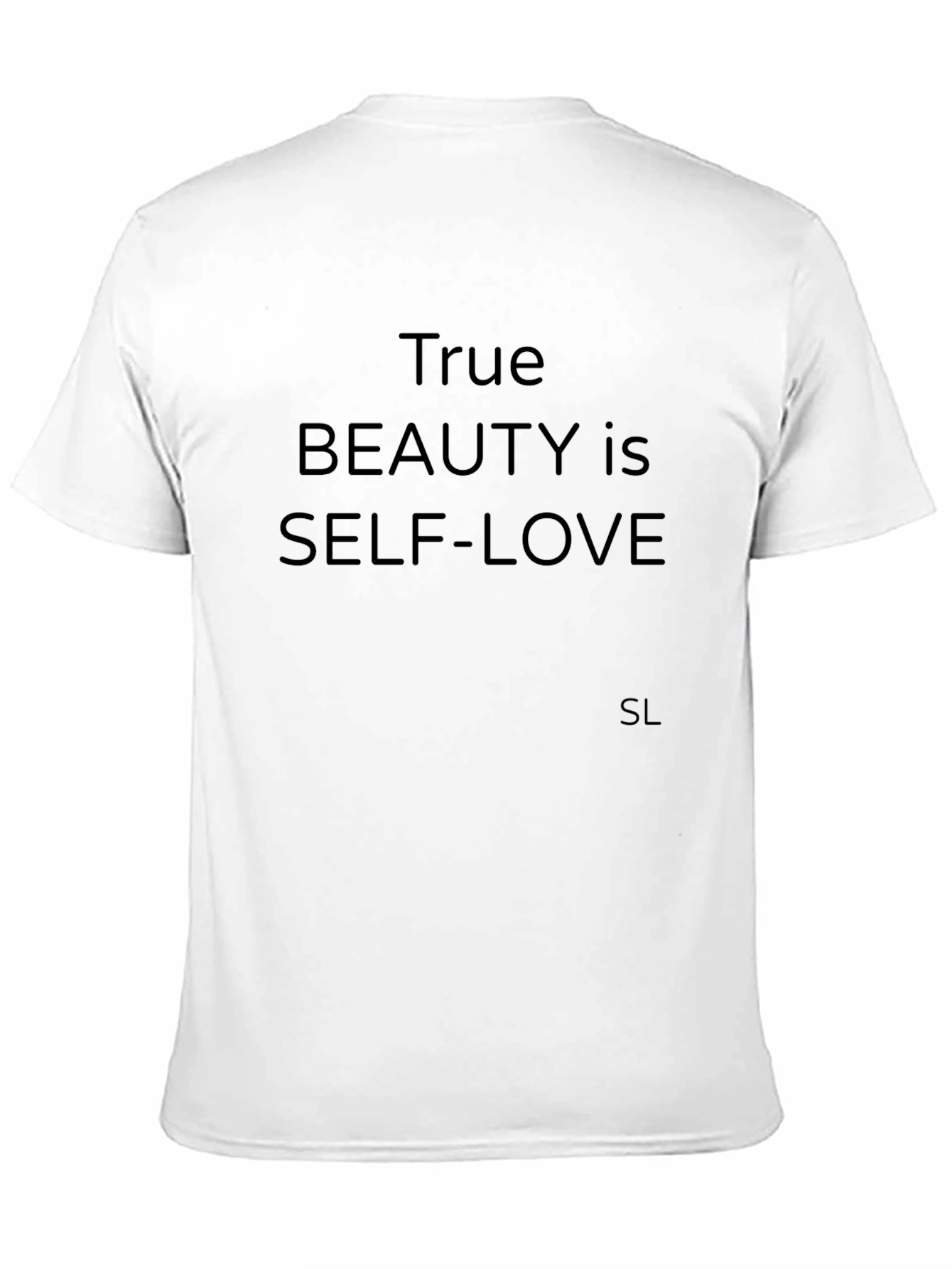 True Beauty is Self-Love Black T-Shirt