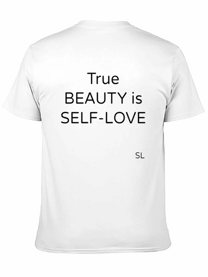 True Beauty is Self-Love Black T-Shirt