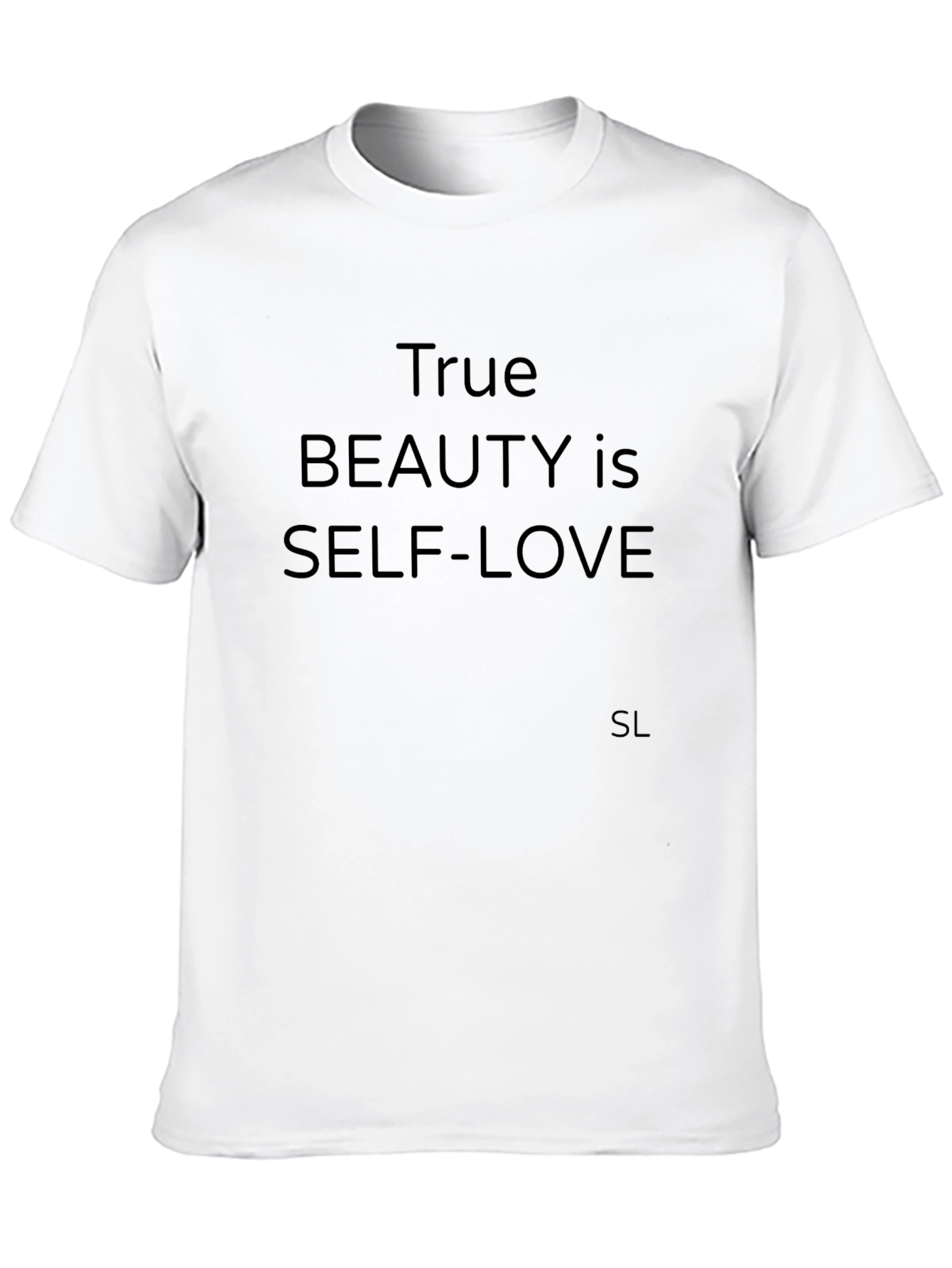 True Beauty is Self-Love Black T-Shirt