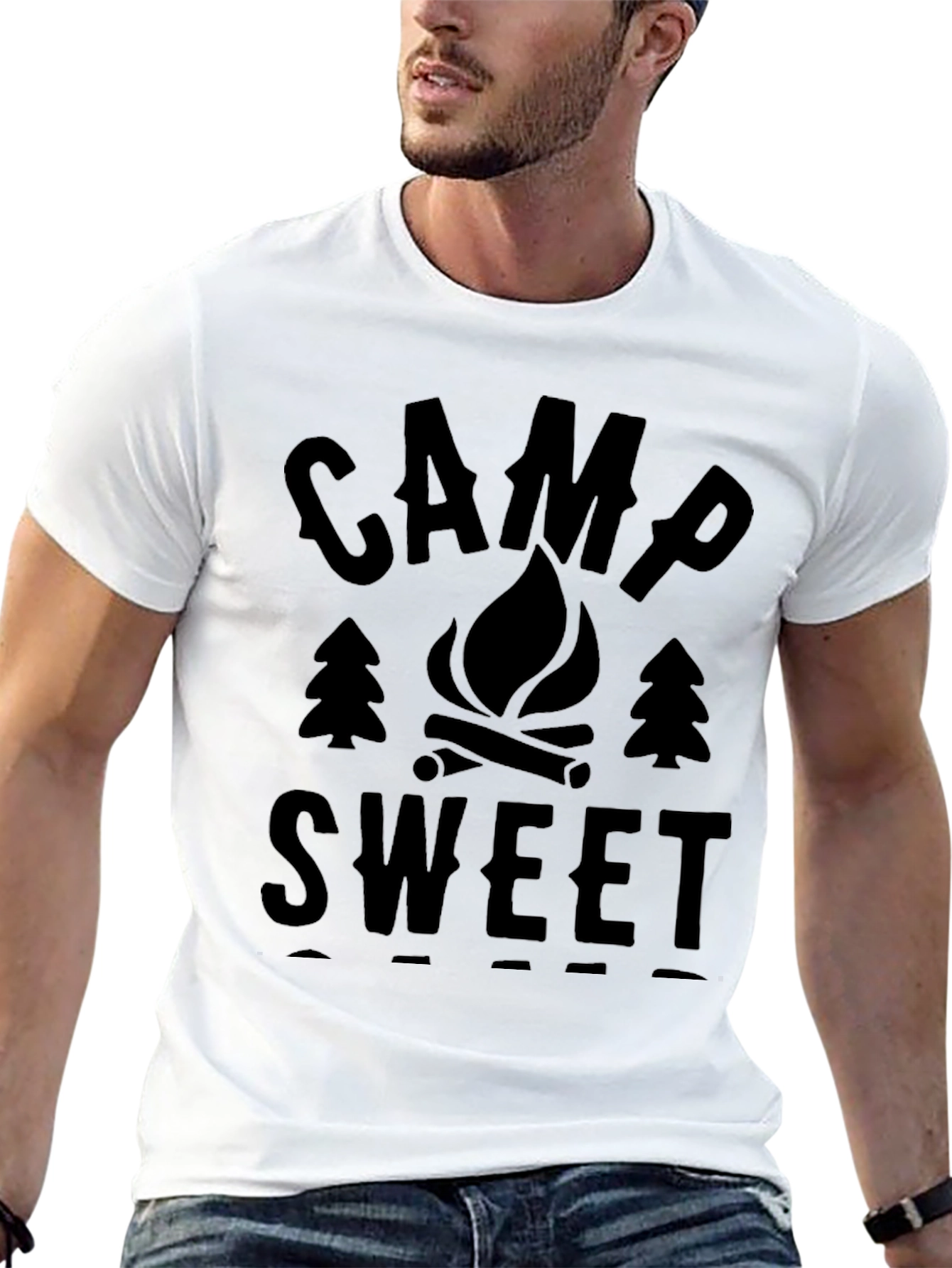 Camp Sweet T-Shirt - Black Camping Shirt