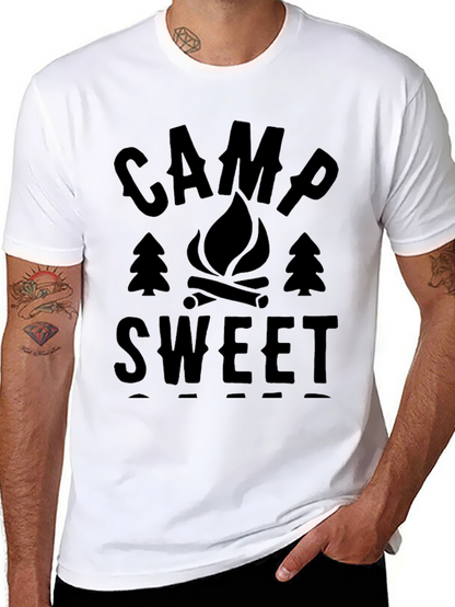 Camp Sweet T-Shirt - Black Camping Shirt