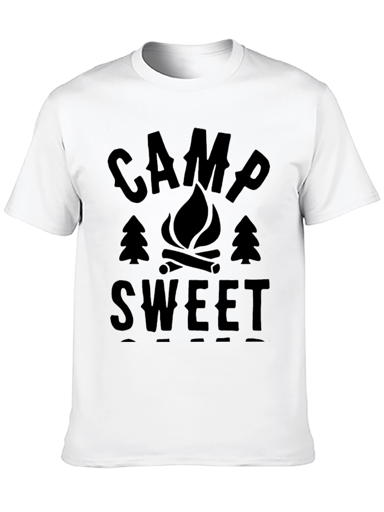 Camp Sweet T-Shirt - Black Camping Shirt