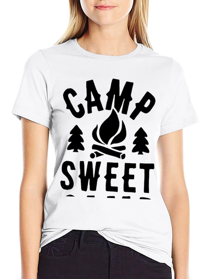 Camp Sweet T-Shirt - Black Camping Shirt