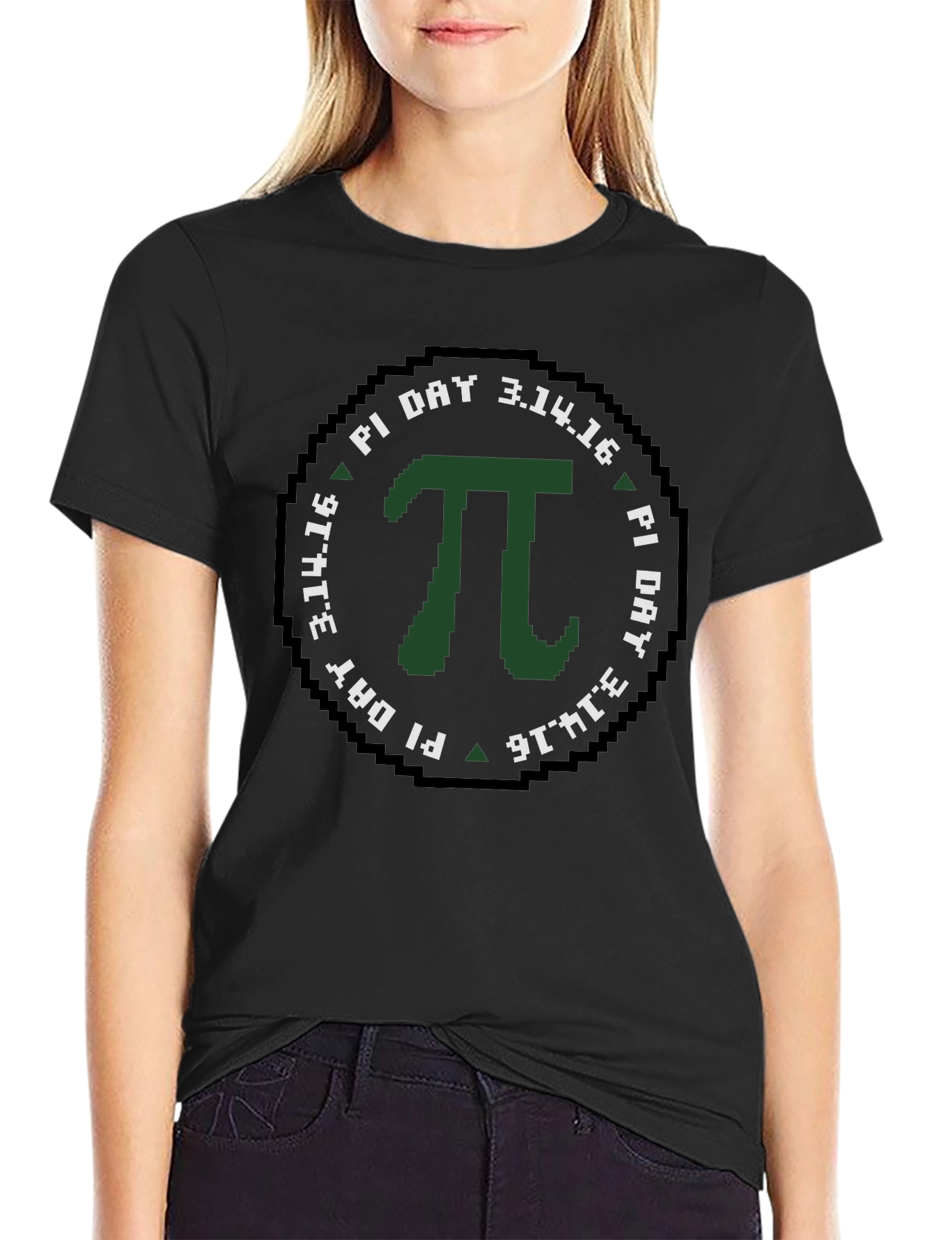 Pi Day 3.14.16 Pixelated T-Shirt