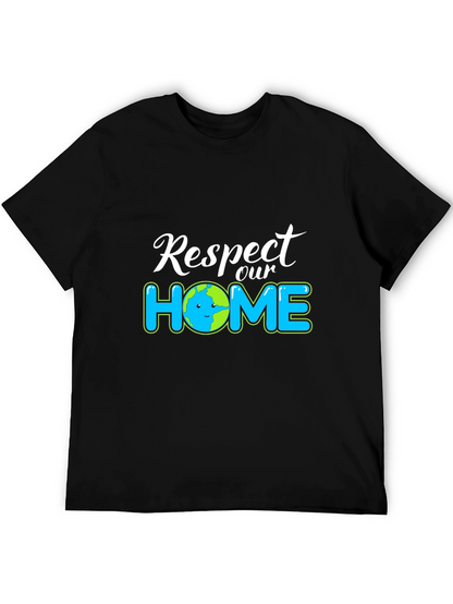 Respect Our Home Earth Graphic Tee