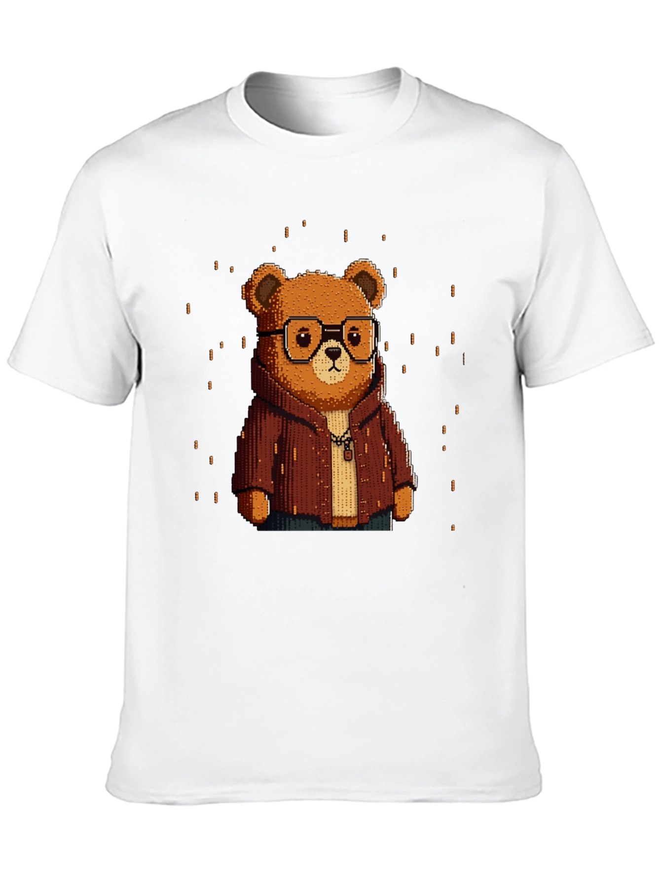 Pixel Art Bear T-Shirt