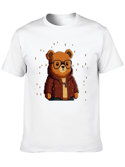 Pixel Art Bear T-Shirt