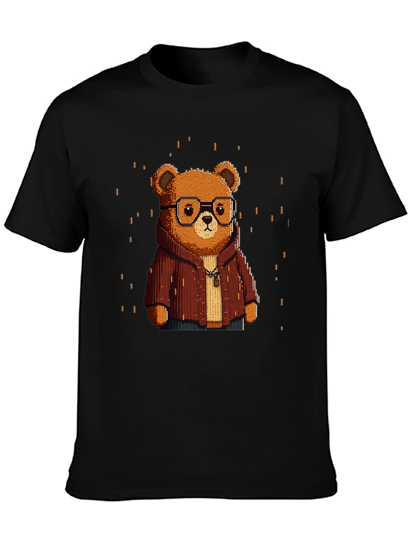Pixel Art Bear T-Shirt