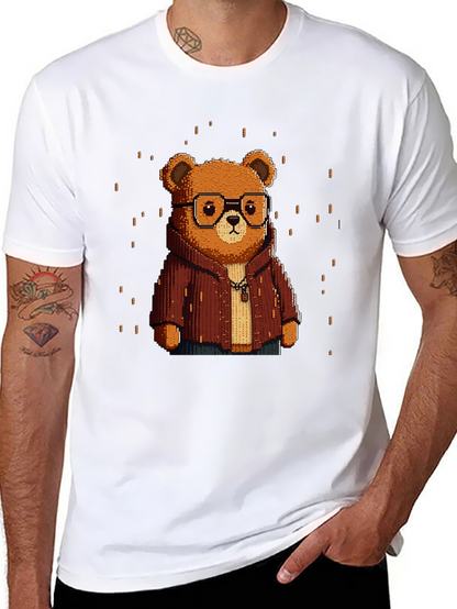 Pixel Art Bear T-Shirt