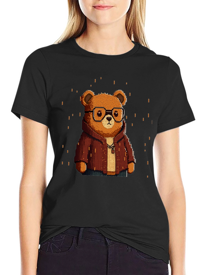 Pixel Art Bear T-Shirt