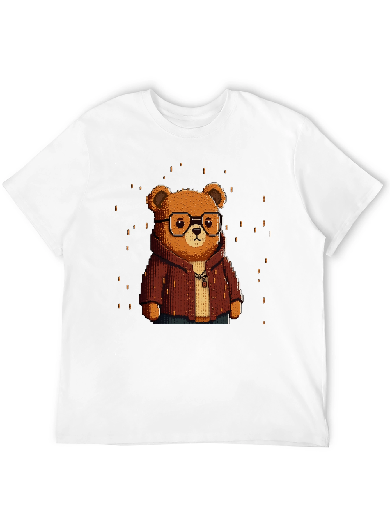 Pixel Art Bear T-Shirt