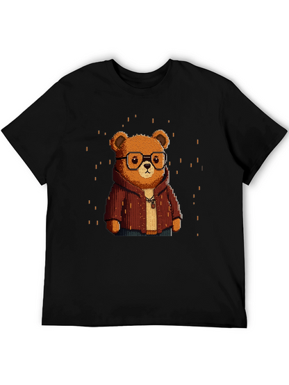 Pixel Art Bear T-Shirt
