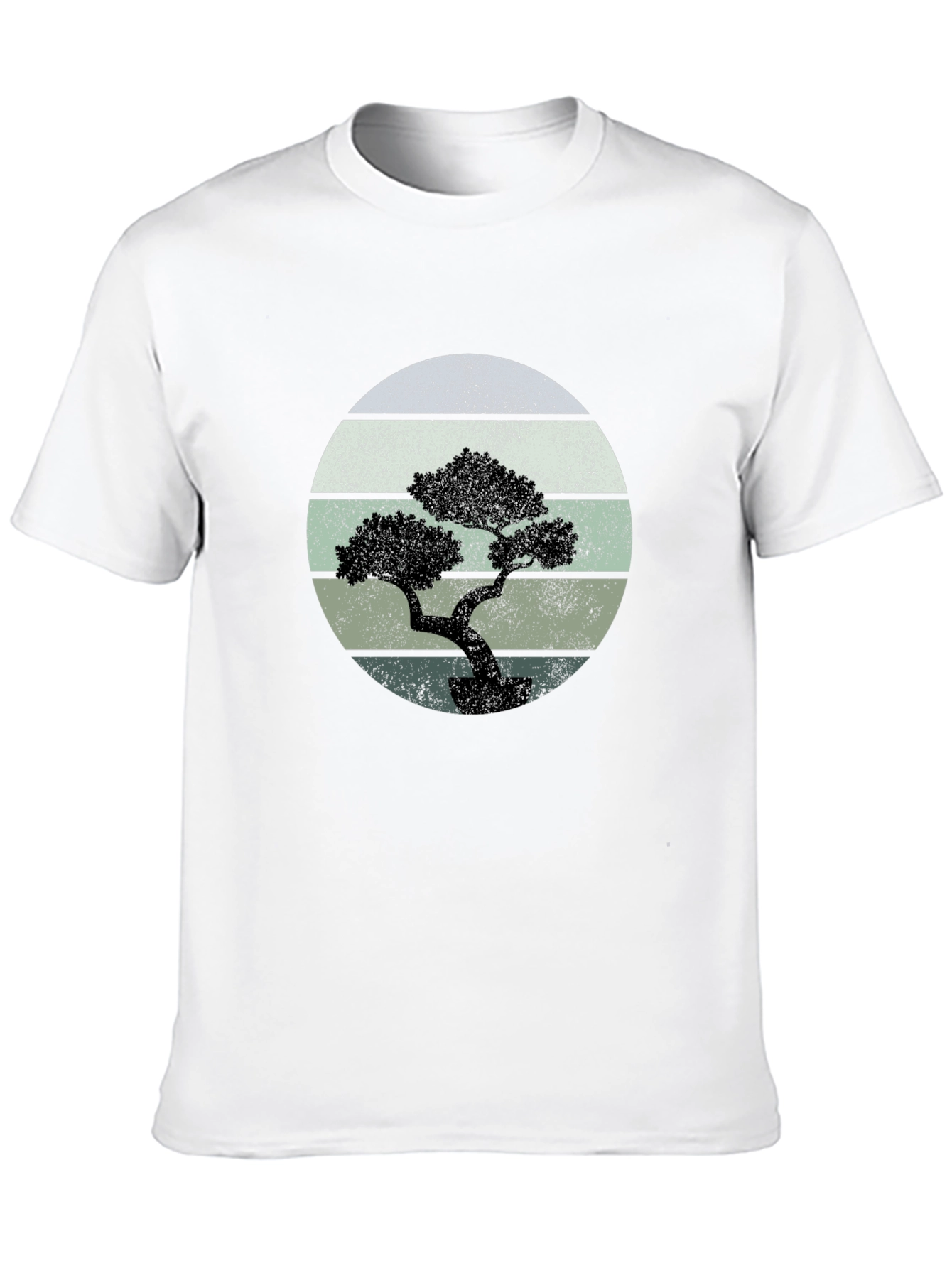 Bonsai Tree Graphic Tee - Retro Style
