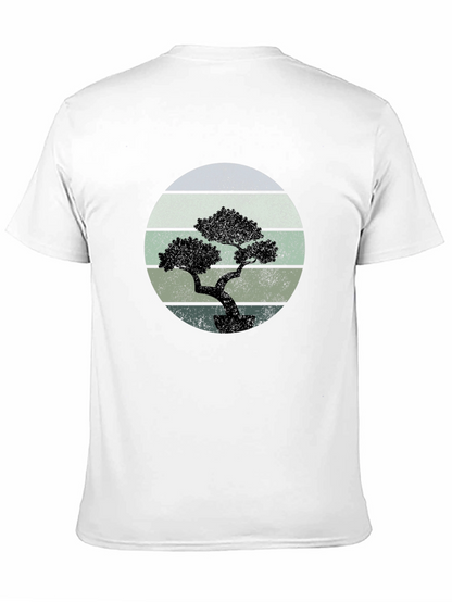 Bonsai Tree Graphic Tee - Retro Style