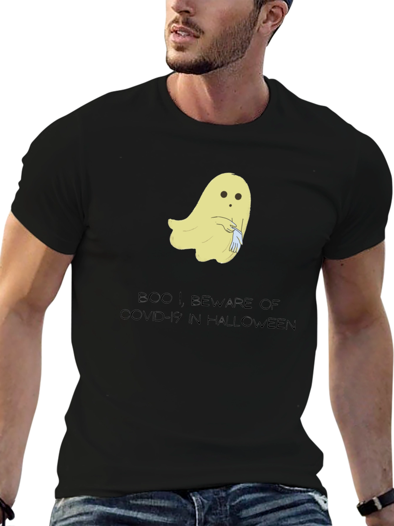 Boo! Halloween COVID-19 Ghost T-Shirt