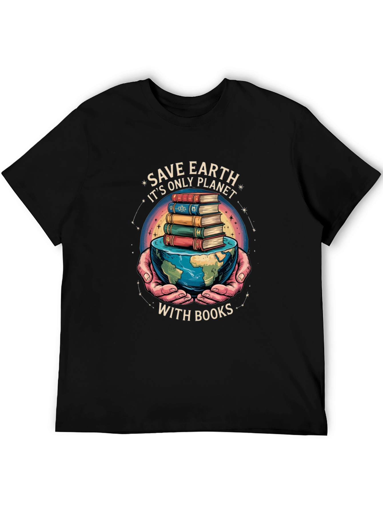 Save Earth with Books T-Shirt