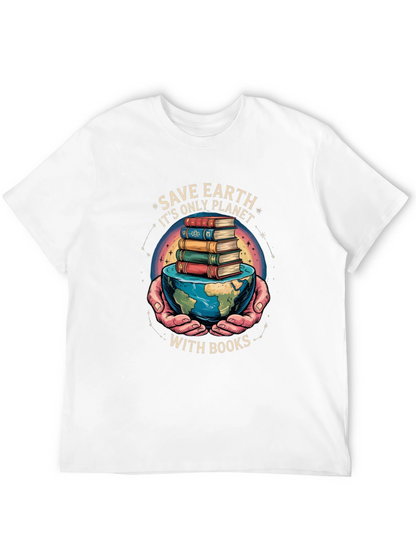 Save Earth with Books T-Shirt