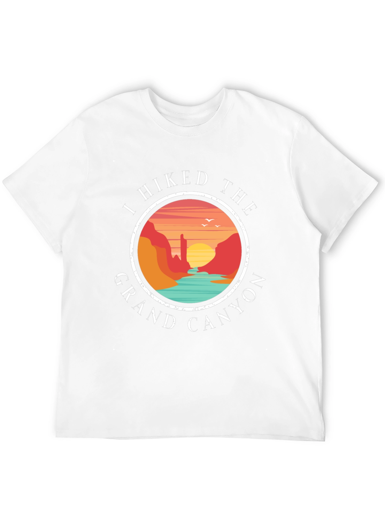 Grand Canyon Hiker T-Shirt - Scenic Design
