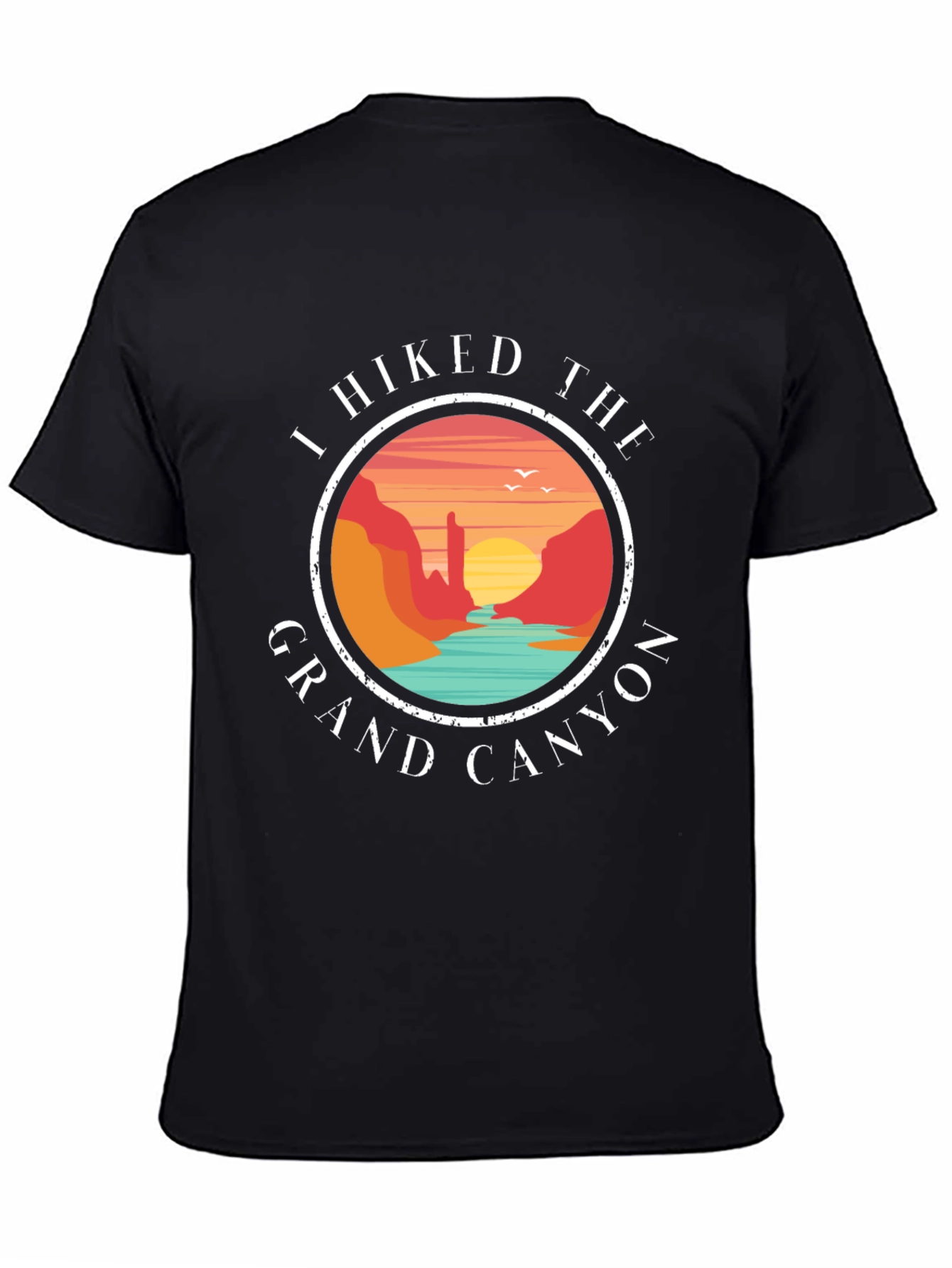Grand Canyon Hiker T-Shirt - Scenic Design
