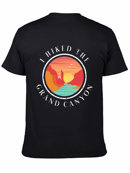 Grand Canyon Hiker T-Shirt - Scenic Design