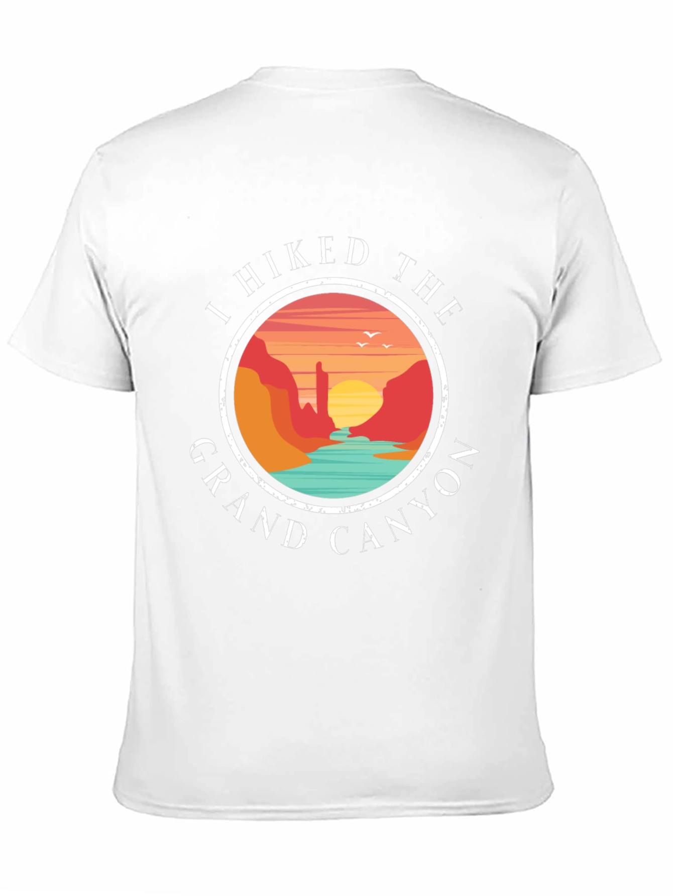 Grand Canyon Hiker T-Shirt - Scenic Design