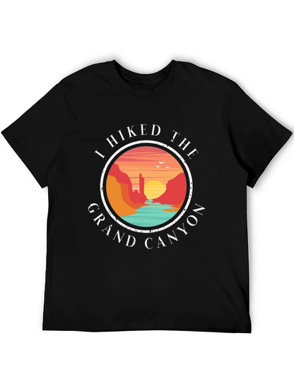 Grand Canyon Hiker T-Shirt - Scenic Design