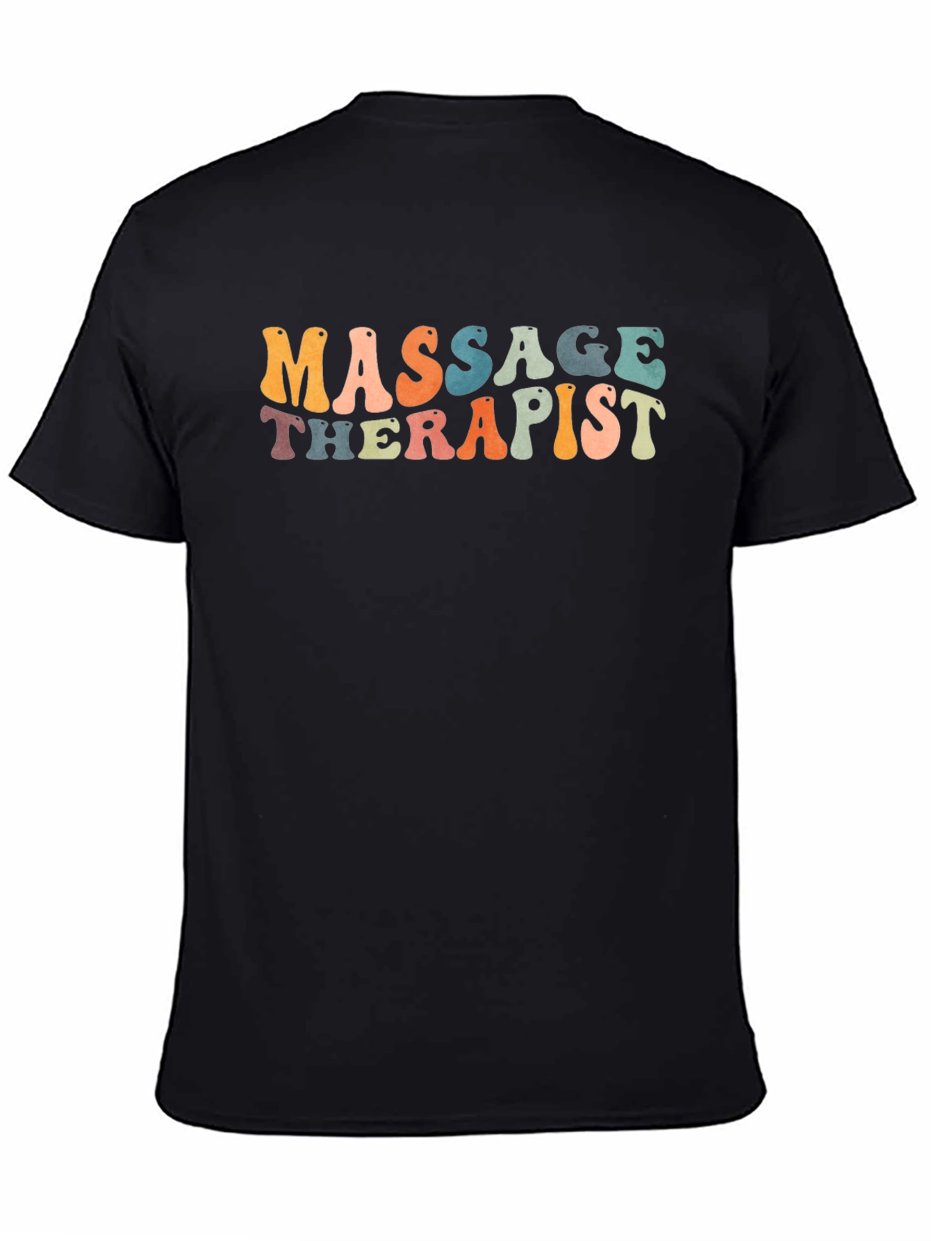 Massage Therapist Graphic T-Shirt - Unisex Black Tee