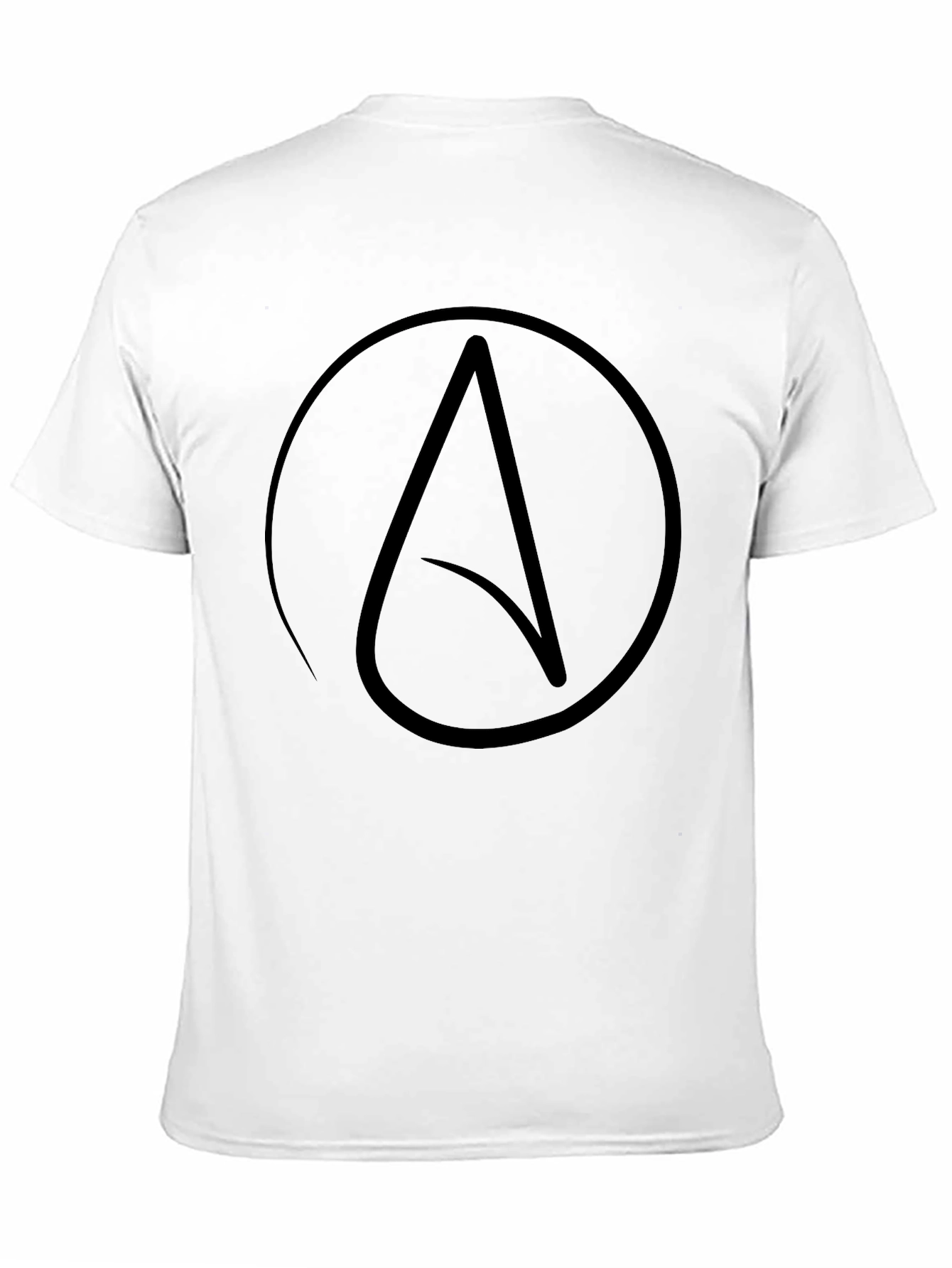 Atheist Symbol T-Shirt - Black