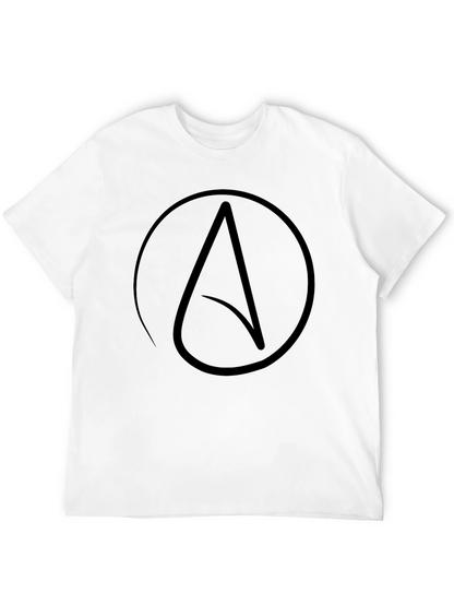Atheist Symbol T-Shirt - Black