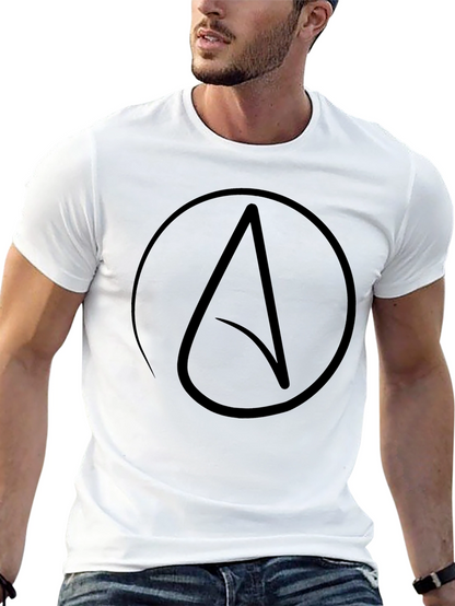 Atheist Symbol T-Shirt - Black